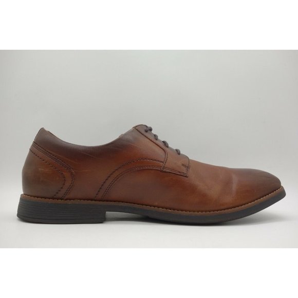 Rockport Brown Leather Lace Up Dress Oxfords Shoes Men\'s 13 W main image 4